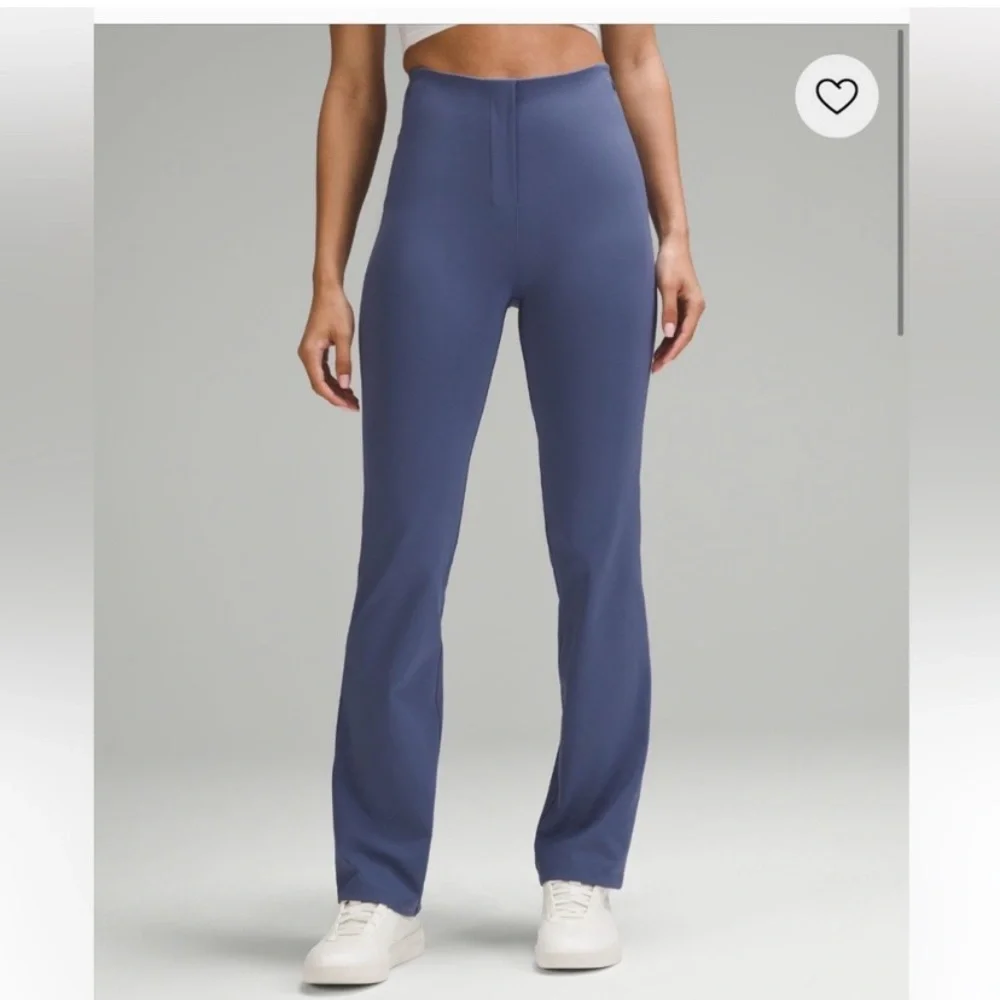 New Lululemon Pants Smooth Fit Pull On High Rise Pant Luxtreme Blue 14 Sade NWT! - Picture 1 of 16